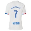 Maglia ufficiale Barcellona O. Dembele 7 Trasferta 2023-24 per Bambino